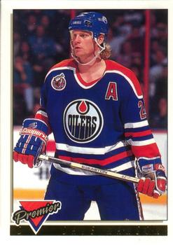 #71 Dave Manson - Edmonton Oilers - 1993-94 O-Pee-Chee Premier Hockey - Gold