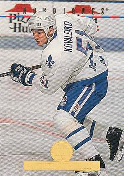 #71 Andrei Kovalenko - Quebec Nordiques - 1994-95 Leaf Hockey