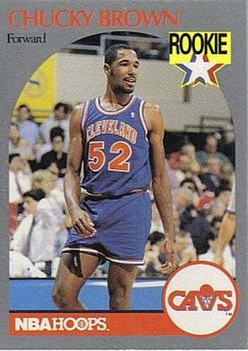 #71 Chucky Brown - Cleveland Cavaliers - 1990-91 Hoops Basketball