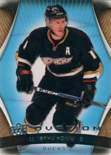#71 Saku Koivu - Anaheim Ducks - 2009-10 Upper Deck Ovation Hockey