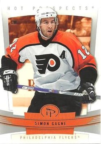 #71 Simon Gagne - Philadelphia Flyers - 2006-07 Fleer Hot Prospects Hockey