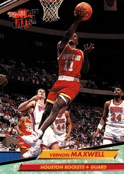 #71 Vernon Maxwell - Houston Rockets - 1992-93 Ultra Basketball