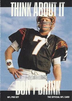 #371 Boomer Esiason - Cincinnati Bengals - 1991 Pro Set Football