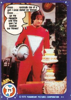 #71 Hmm... Reminds Me of a Girl I Once Dated on Venus! - 1978 O-Pee-Chee Mork & Mindy