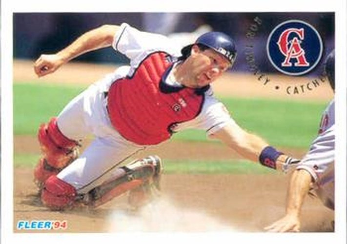 #71 Ron Tingley - California Angels - 1994 Fleer Baseball