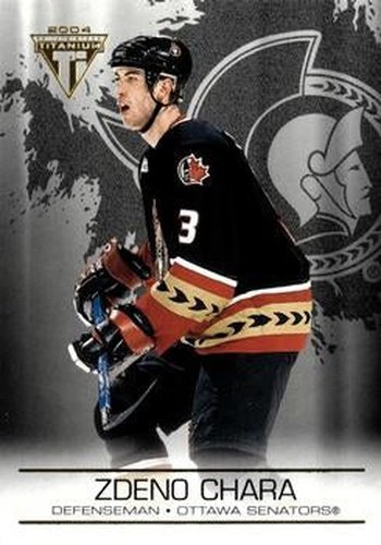 #71 Zdeno Chara - Ottawa Senators - 2003-04 Pacific Private Stock Titanium Hockey