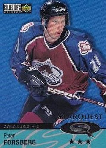 #SQ71 Peter Forsberg - Colorado Avalanche - 1997-98 Collector's Choice Hockey - StarQuest