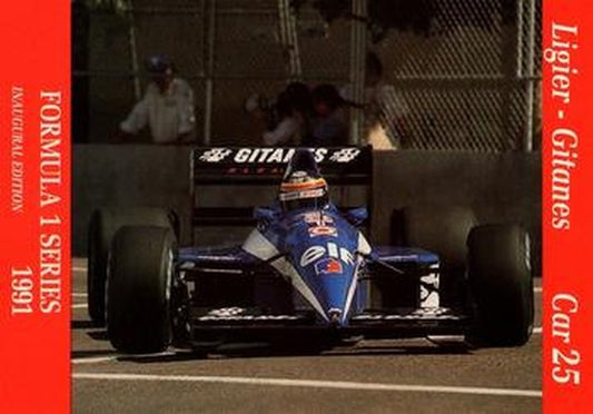 #71 Thierry Boutsen - Ligier - 1991 Carms Formula 1 Racing