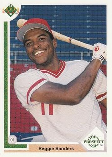 #71 Reggie Sanders - Cincinnati Reds - 1991 Upper Deck Baseball