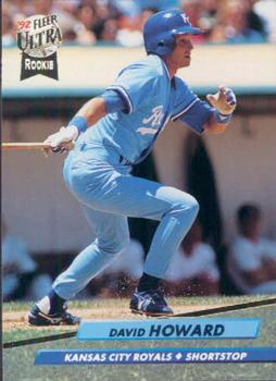 #71 David Howard - Kansas City Royals - 1992 Ultra Baseball