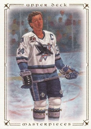#71 Doug Wilson - San Jose Sharks - 2008-09 Upper Deck Masterpieces Hockey