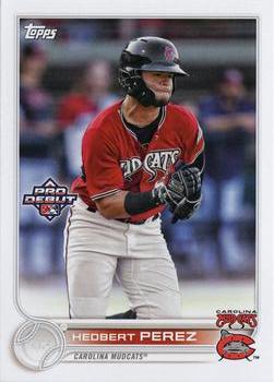 #PD-71 Hedbert Perez - Carolina Mudcats - 2022 Topps Pro Debut Baseball