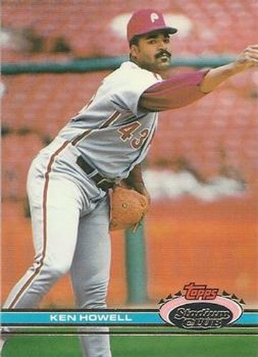 #71 Ken Howell - Philadelphia Phillies - 1991 Stadium Club Baseball