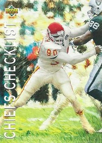 #71 Chiefs Checklist - Kansas City Chiefs - 1993 Upper Deck Football