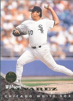 #71 Wilson Alvarez - Chicago White Sox - 1994 Leaf Baseball