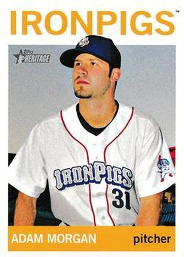 #71 Adam Morgan - Lehigh Valley IronPigs - 2013 Topps Heritage Minor League Baseball