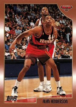 #71 Alan Henderson - Atlanta Hawks - 1998-99 Topps Basketball