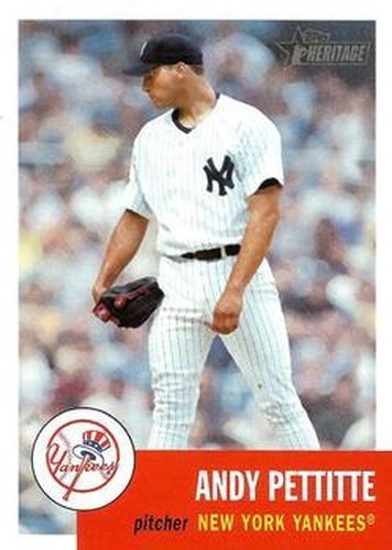 #71 Andy Pettitte - New York Yankees - 2002 Topps Heritage Baseball