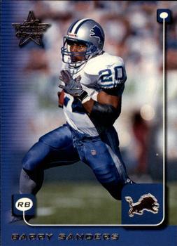 #71 Barry Sanders - Detroit Lions - 1999 Leaf Rookies & Stars Football