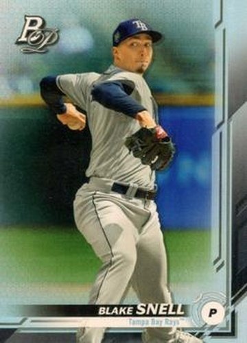 #71 Blake Snell - Tampa Bay Rays - 2019 Bowman Platinum Baseball