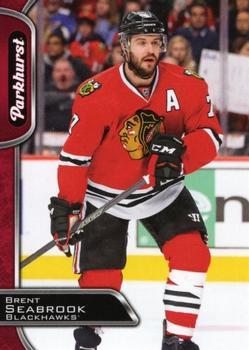 #71 Brent Seabrook - Chicago Blackhawks - 2016-17 Parkhurst - Red Hockey