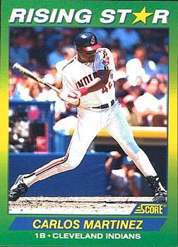 #71 Carlos Martinez - Cleveland Indians - 1992 Score 100 Rising Stars Baseball