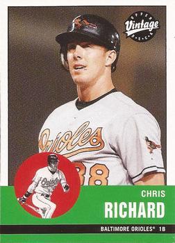 #71 Chris Richard - Baltimore Orioles - 2001 Upper Deck Vintage Baseball