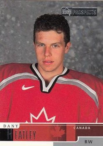 #71 Dany Heatley - Canada - 1999-00 Upper Deck Prospects Hockey