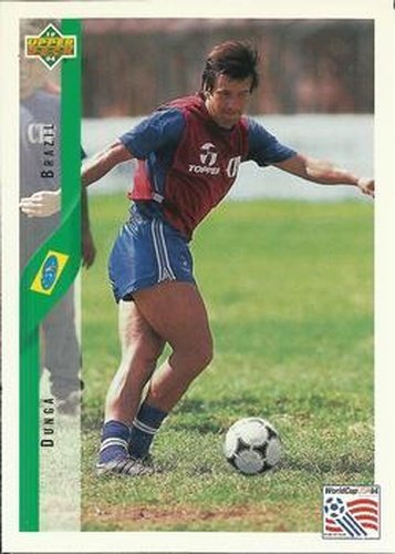 #71 Dunga - Brazil - 1994 Upper Deck World Cup Contenders English/Spanish Soccer