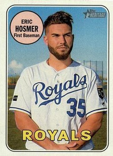 #71 Eric Hosmer - Kansas City Royals - 2018 Topps Heritage Baseball