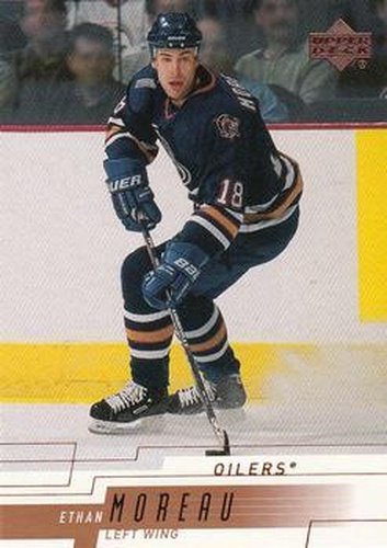 #71 Ethan Moreau - Edmonton Oilers - 2000-01 Upper Deck Hockey