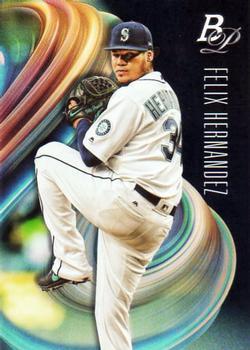 #71 Felix Hernandez - Seattle Mariners - 2018 Bowman Platinum Baseball