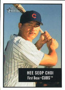 #71 Hee Seop Choi - Chicago Cubs - 2003 Bowman Heritage Baseball