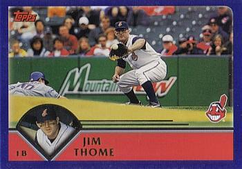 #71 Jim Thome - Cleveland Indians - 2003 Topps Baseball