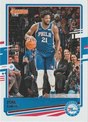 #71 Joel Embiid - Philadelphia 76ers - 2020-21 Donruss Basketball