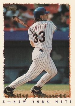 #71 Kelly Stinnett - New York Mets - 1995 Topps Baseball