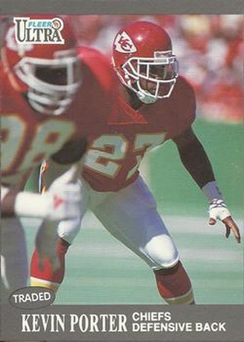 #71 Kevin Porter - Kansas City Chiefs - 1991 Ultra Football
