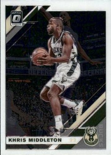 #71 Khris Middleton - Milwaukee Bucks - 2019-20 Donruss Optic Basketball