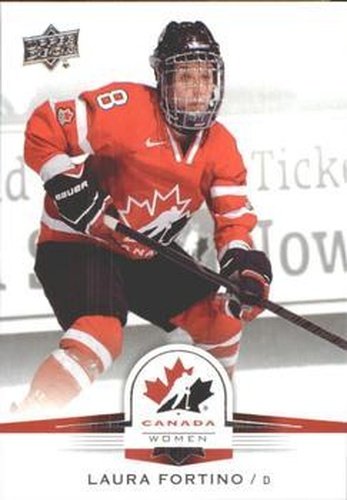 #71 Laura Fortino - Canada - 2014-15 Upper Deck Team Canada Juniors Hockey