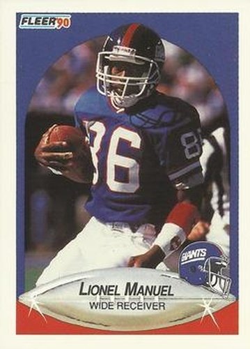 #71 Lionel Manuel - New York Giants - 1990 Fleer Football