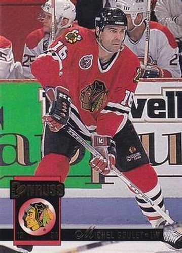 #71 Michel Goulet - Chicago Blackhawks - 1993-94 Donruss Hockey