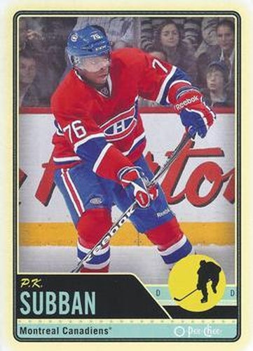 #71 P.K. Subban - Montreal Canadiens - 2012-13 O-Pee-Chee Hockey