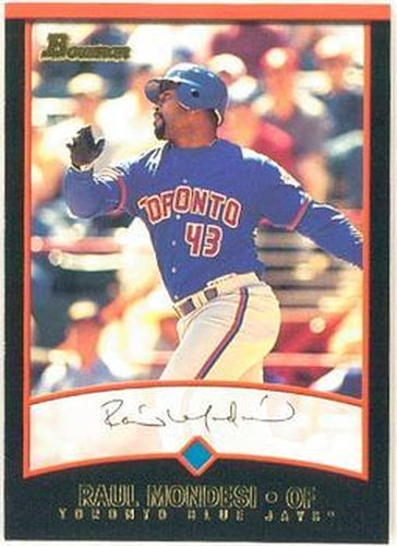 #71 Raul Mondesi - Toronto Blue Jays - 2001 Bowman Baseball