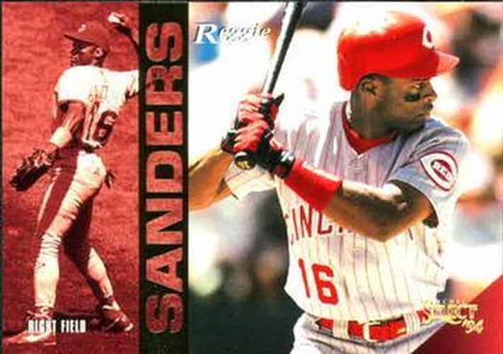 #71 Reggie Sanders - Cincinnati Reds - 1994 Select Baseball