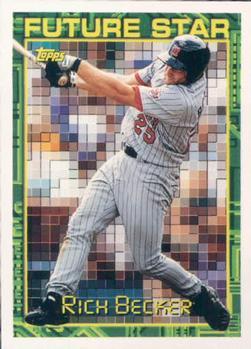 #71 Rich Becker - Minnesota Twins - 1994 Topps Baseball