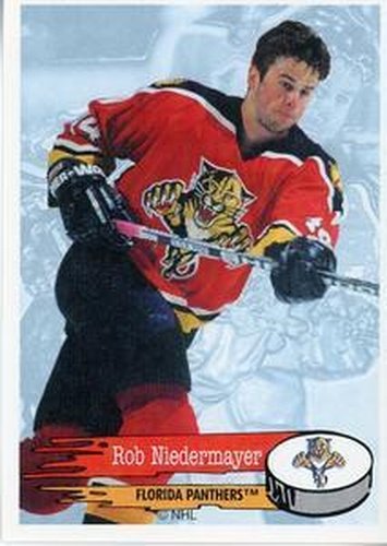 #71 Rob Niedermayer - Florida Panthers - 1995-96 Panini Hockey Stickers