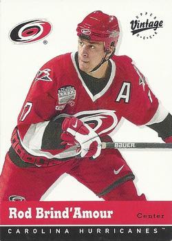 #71 Rod Brind'Amour - Carolina Hurricanes - 2000-01 Upper Deck Vintage Hockey