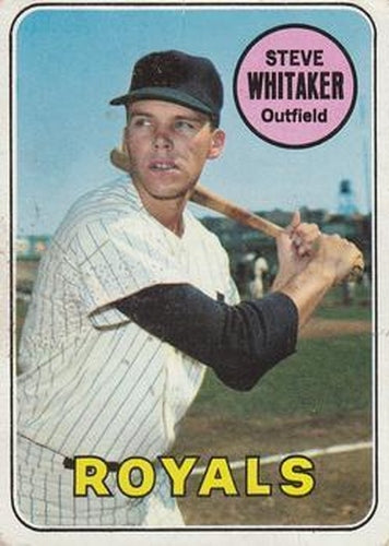 #71 Steve Whitaker - Kansas City Royals - 1969 Topps Baseball
