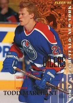 #71 Todd Marchant - Edmonton Oilers - 1994-95 Fleer Hockey