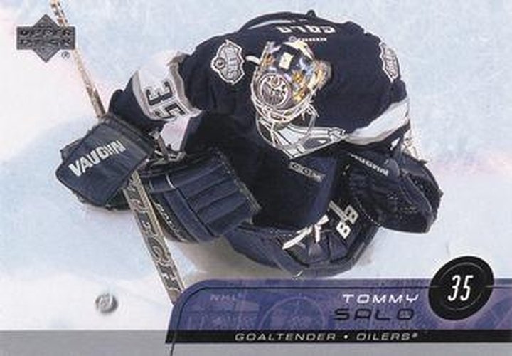 #71 Tommy Salo - Edmonton Oilers - 2002-03 Upper Deck Hockey